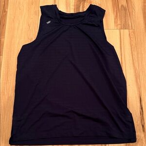 Dark blue  Sleeveless Athletic Top